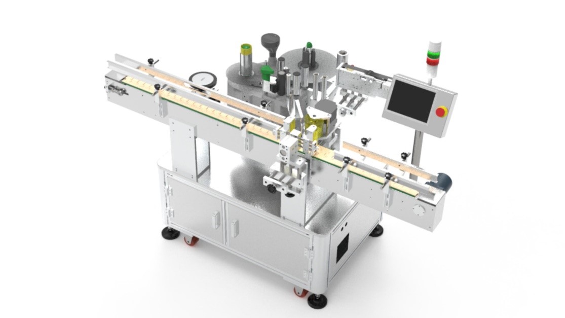 Round Bottle Fix Position Labeler
