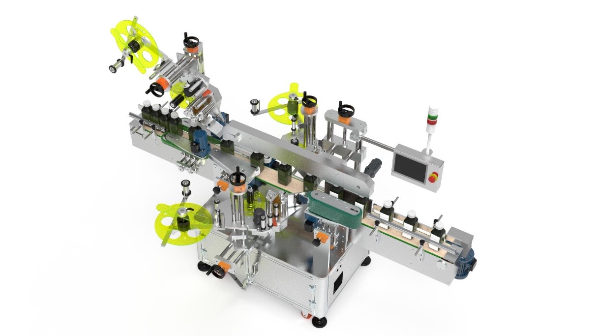 Front & Back & Top Surface Labeler