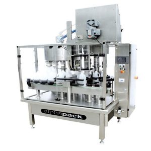 Automatic Rotary Level Filling And Capping Machine AP-FL12C6