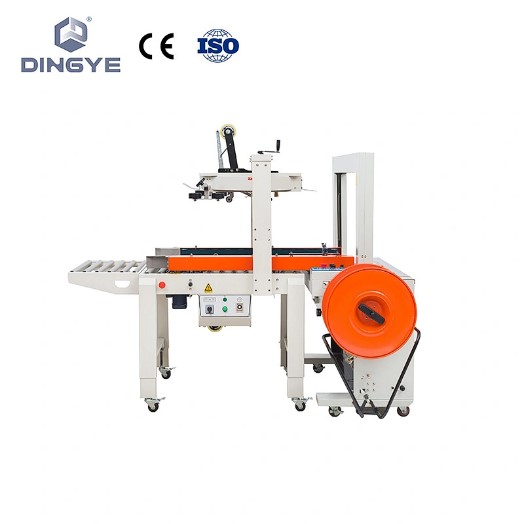 FXC5050A Carton sealer & DBA200 Automatic strapping machine