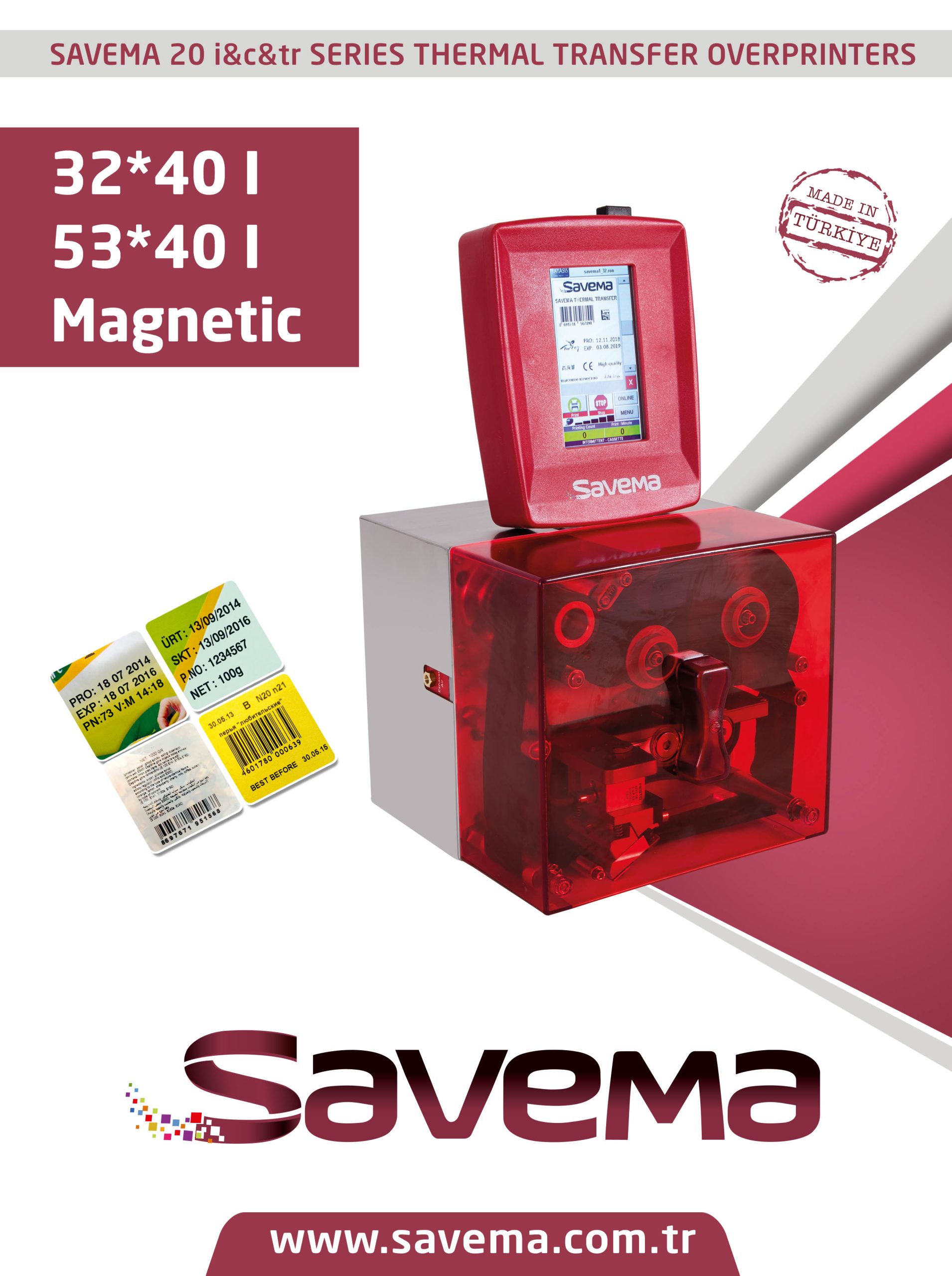 SAVEMA Intermittent 53x40I, 53x50I